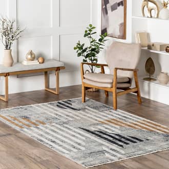 Muriel Vintage Striped Rug secondary image