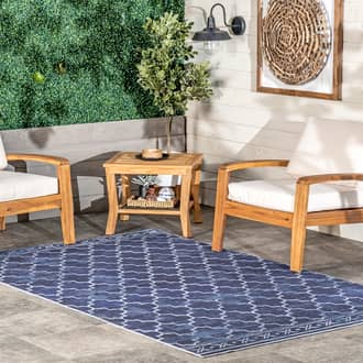 6' x 9' Isabelle Trellis Washable Indoor/Outdoor Rug secondary image