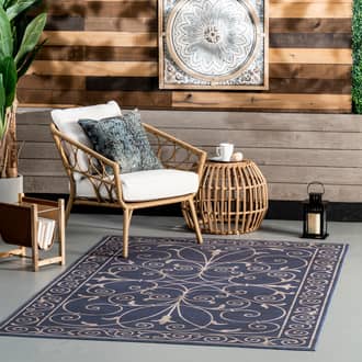 5' x 8' Cynthia Vines Washable Indoor/Outdoor Rug secondary image