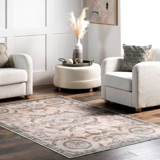 Londyn Floral Vines Washable Stain-Resistant Rug secondary image