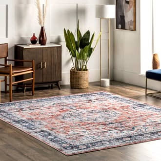 5' x 8' Alex Washable Faded Rug secondary image
