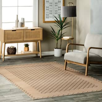 Natural Solasta Sloane Easy-Jute Washable Crosshatch rug - Casuals Rectangle 8' x 10'