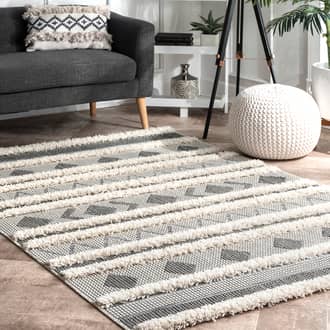 Textured Stripes Rug secondary image