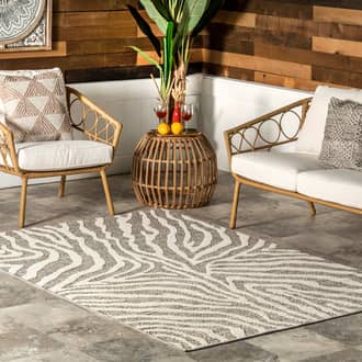 Zenni Zebra Indoor/Outdoor Rug secondary image