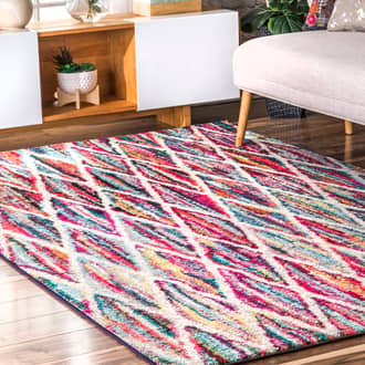 4' x 6' Streaked Trellis Rug secondary image