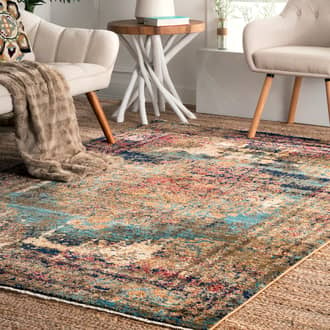 4' x 6' Faded Medallion Rug secondary image