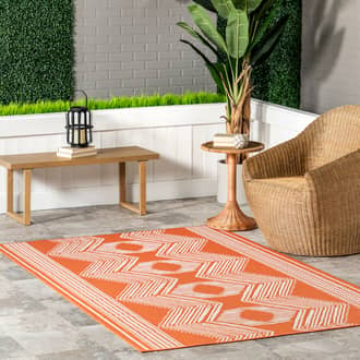 Iris Totem Indoor/Outdoor Flatweave Rug secondary image