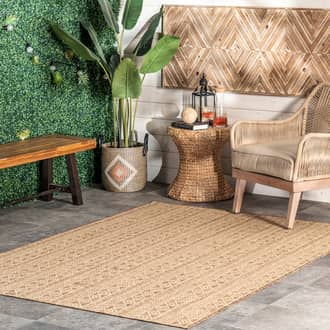 Tribal Striped Indoor/Outdoor Rug secondary image