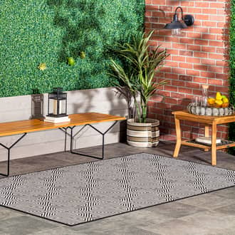 6' 7" x 9' Greek Tiles Indoor/Outdoor Rug secondary image