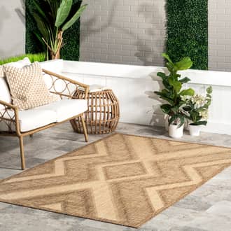 Beige Tucana Joy Indoor/Outdoor Traverse Stripes rug