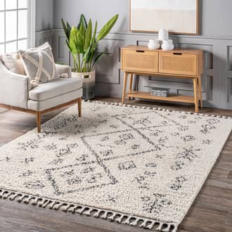 Abstract Tasseled Rug secondary image
