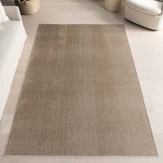 5' 3" x 8' Nori Lustered Solid Washable Rug secondary image