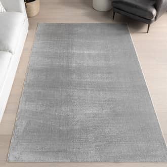 2' 6" x 8' Nori Lustered Solid Washable Rug secondary image