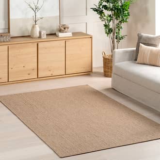 Saoirse Solid Faux Jute Indoor/Outdoor Rug secondary image