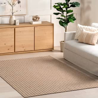 Ivey Solid Faux Jute Indoor/Outdoor Rug secondary image
