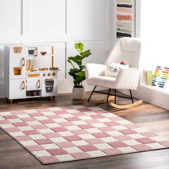 Alexie Two-Tone Checkered Rug secondary image