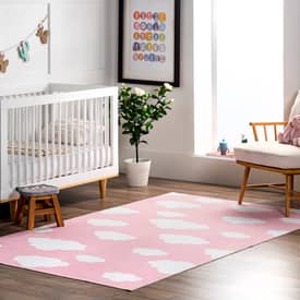 gdmgdr Soft Baby Nursery Rug Kids Room Carpet Children Bedroom Home Decor 4' x 5.3' Grey 