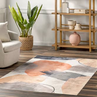 3' x 5' Alize Abstract Washable Rug secondary image
