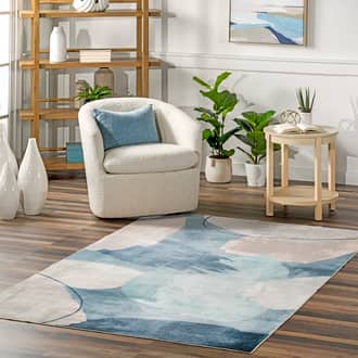 Alize Abstract Washable Rug secondary image