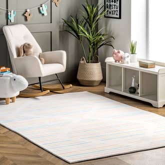 Kids Prismatic Striped Rug secondary image