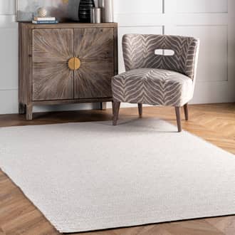 6' x 9' Diamond Cotton Check Flatwoven Rug secondary image