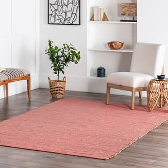 Perfect Handwoven Jute-Blend Rug secondary image