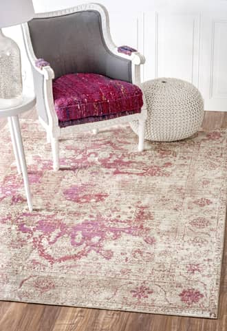 Purple Silky Road Vintage Oriental rug