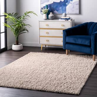 6' 7" x 9' Solid Shag Rug secondary image