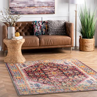 Black Chroma Vibrant Meadow rug - Traditional Rectangle 9' x 12'