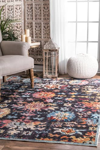 Polychromic Floral Space Rug secondary image