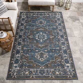 4' x 6' Brynlee Medallion Reversible Indoor/Outdoor Rug secondary image