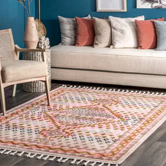 Tribal Speckle Tassel Rug secondary image