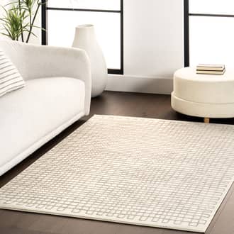 6' Galilea Stacked Lines Washable Rug secondary image