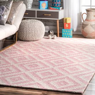 Light Pink Tuscan Scandinavia Diamond rug