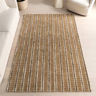 5' x 8' Marguerite Striped Jute Rug secondary image