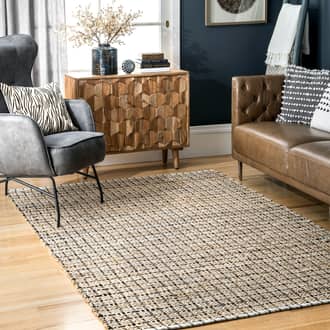 5' x 8' Cotton And Jute Flatweave Rug secondary image
