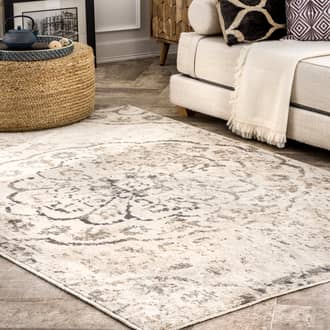 Faded Blooming Blossom Rug secondary image