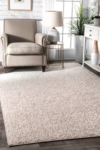 Beige Bonair Solid Texture rug