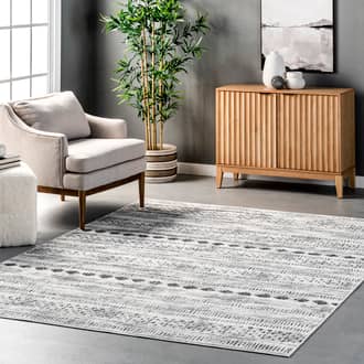 Isla Morse Banded Rug secondary image