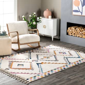 6' 7" x 9' Remi Kids Tiled Rug secondary image