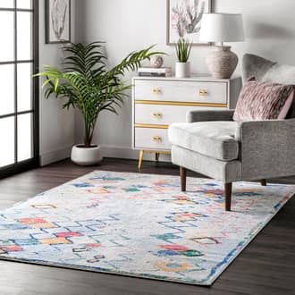 Multi Merrie Soft Pastel Moroccan rug