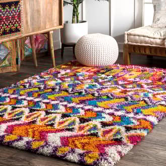 Multi Radiance Moroccan Collage rug