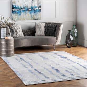 Blue Factoria Modern Streaks rug