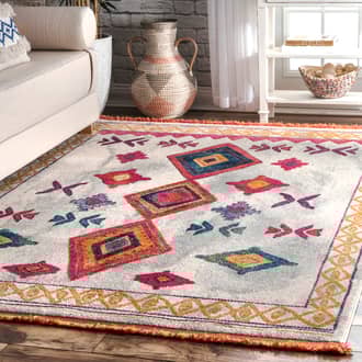 Multi Pergamon Maypole Diamonds rug - Bohemian Rectangle 9' x 12'