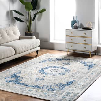 8' Distressed Persian Rug secondary image
