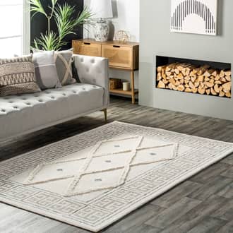 Lucinda Wool Bordered Trellis Rug secondary image