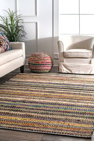 Multi Morrisania Cotton Stripes rug - Casuals Rectangle 3' x 5'