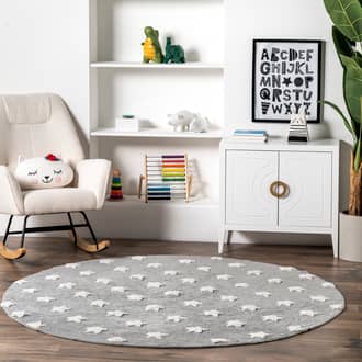 Gray Readington Sia Kids Risen Stars Washable rug - Casuals Round 6'