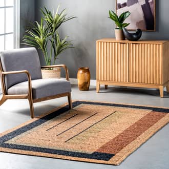 Camille Bordered Jute Rug secondary image