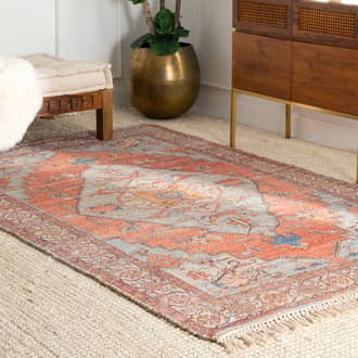 Multi Botaniq Medallion Tassel rug - Bohemian Rectangle 7' 6in x 9' 6in